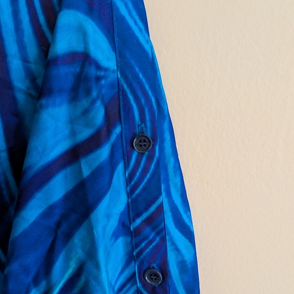 Akris Punto Blue Striped Dress - Picture 5 of 7